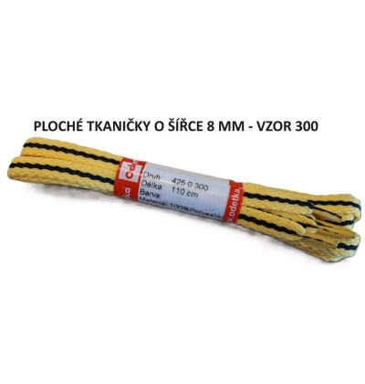 ODETKA-300 TKANIČKY ploché, 110 cm ŽLUTÁ