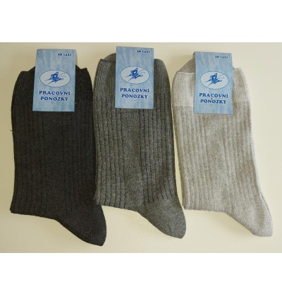 PRACOVNÍ PONOŽKY PROPS - slabé, 26 - STŘEDNĚ ŠEDÁ