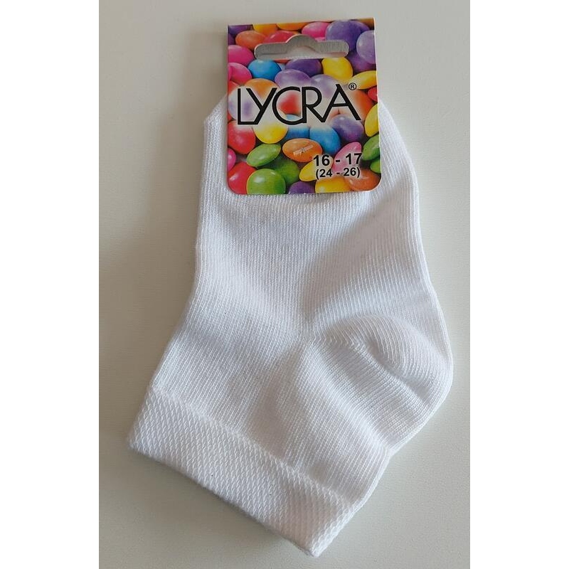 PROPS - DĚTSKÁ LYCRA 3/4, 16-17 (24-26) BÍLÉ