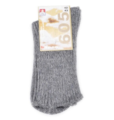 RADEK - šedé ponožky s vlnou, vel. 23-24