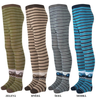 RELÍK, ba+lycra, auto, 110-116  HNĚDÁ