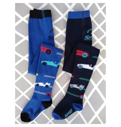 SPEDEN, ba+lycra, auta, 110-116  STŘEDNĚ MODRÁ