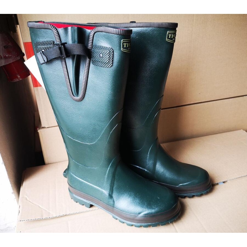 TIGAR 93019 HIGHLANDER NEO - lovecké holínky zateplené neoprenem s boční přezkou