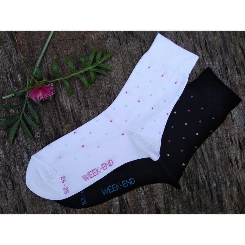 TREPON-NINA - drobné čtverečky,24-25 (37-38) BÍLÁ