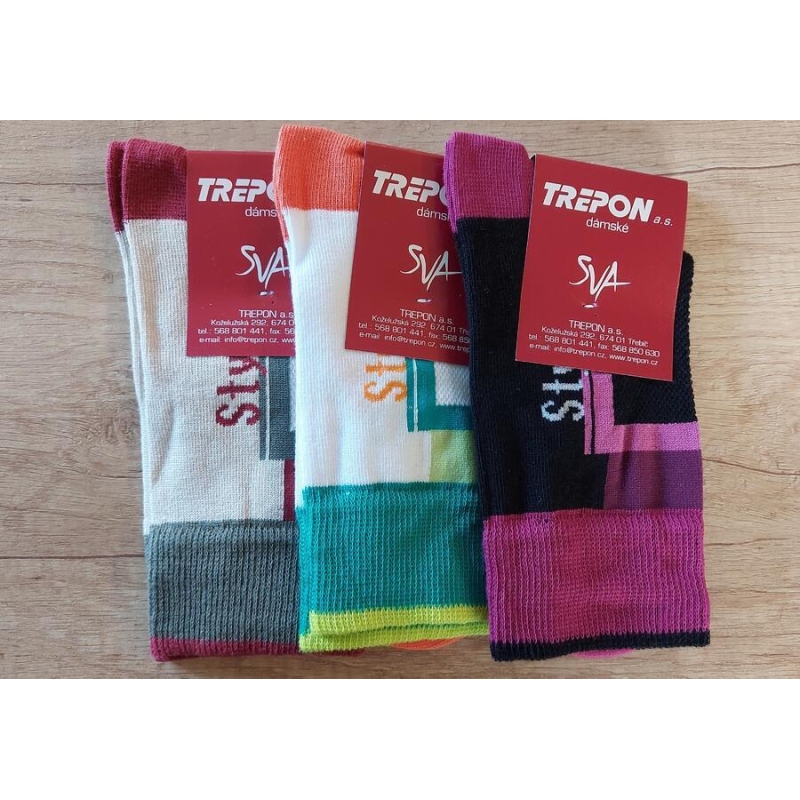 TREPON-TYLA ponožky s odvětrávací mřížkou, 24-25