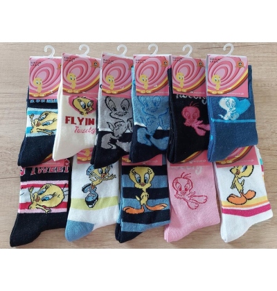 TWEETY - dětské ponožky, vel.31-34
