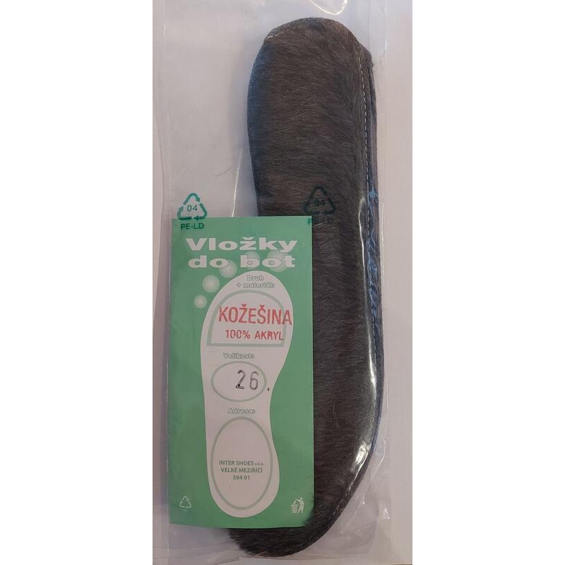 VLOŽKY DO OBUVI - KOŽEŠINKOVÉ dětské, vel. 15 (22)