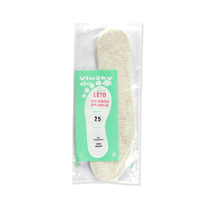 VLOŽKY LÉTO - bavlna + viskóza, vel. 15