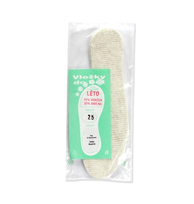 VLOŽKY LÉTO - bavlna + viskóza, vel. 15