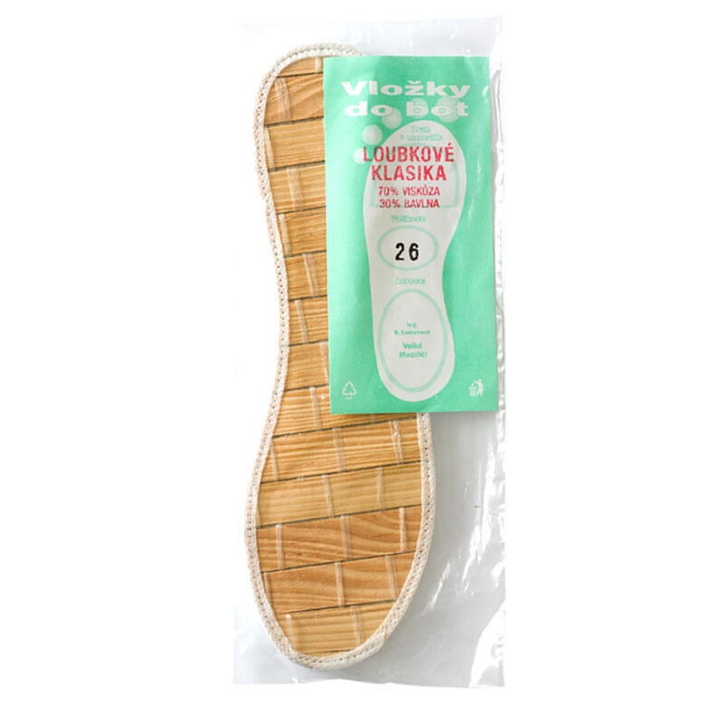 VLOŽKY LOUBKOVÉ - dřevěné vlákno, vel. 16