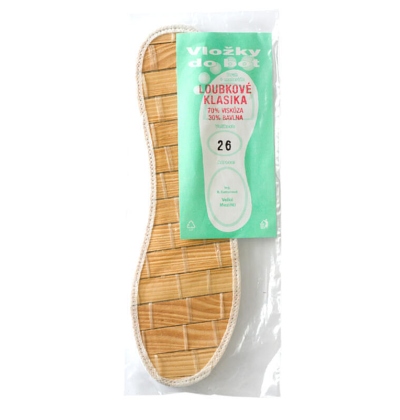 VLOŽKY LOUBKOVÉ - dřevěné vlákno, vel. 16