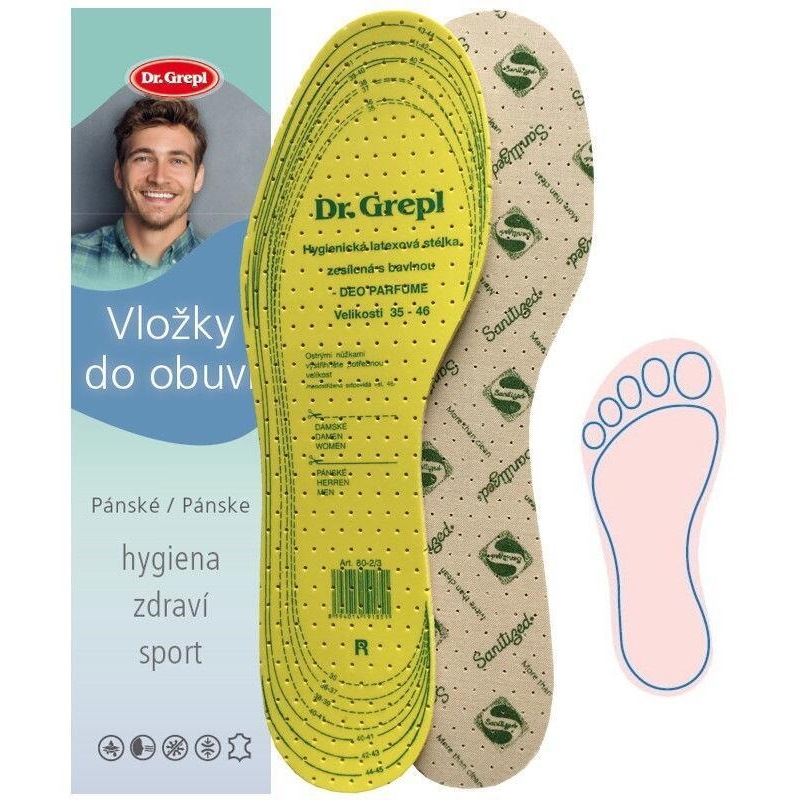 VLOŽKY SANITIZED - 80-2/33 odstřih.,(80-2/3),36-46